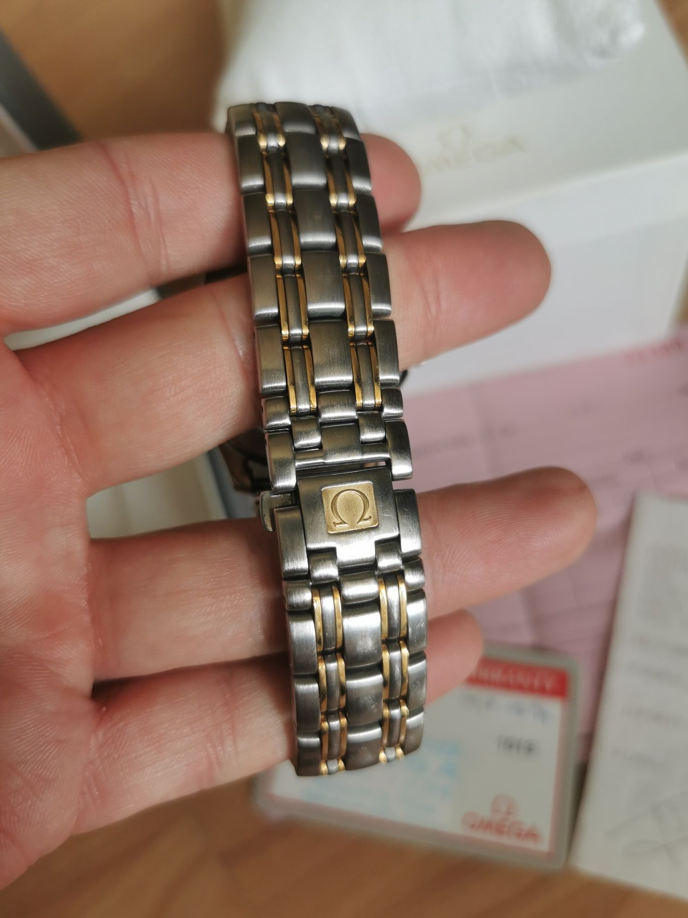 Zegarek Omega Seamaster 120M Quartz Steel & Gold 2311.10.00 full set