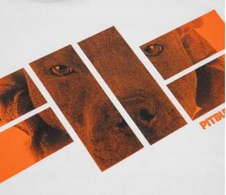 PITBULL T-SHIRT Orange Logo rozm. XXL