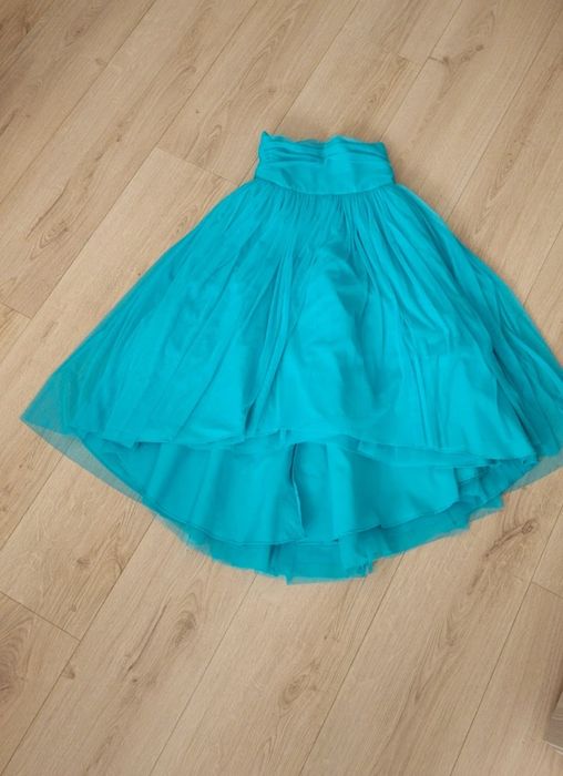 Tiulowa spódnica / ASOS / Turkusowa