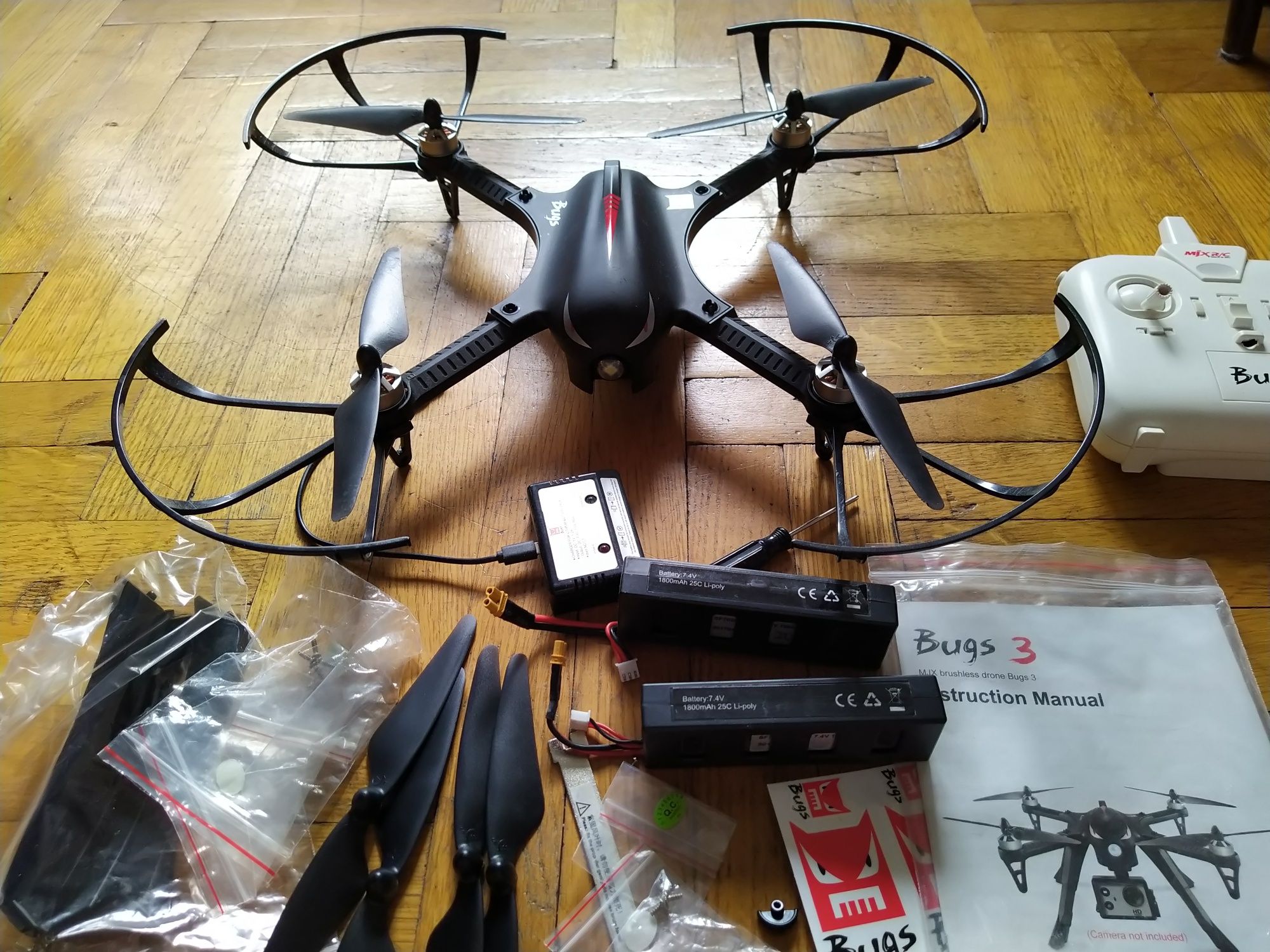 Dron mjx Bugs 3 + 2 baterie 1800mAh