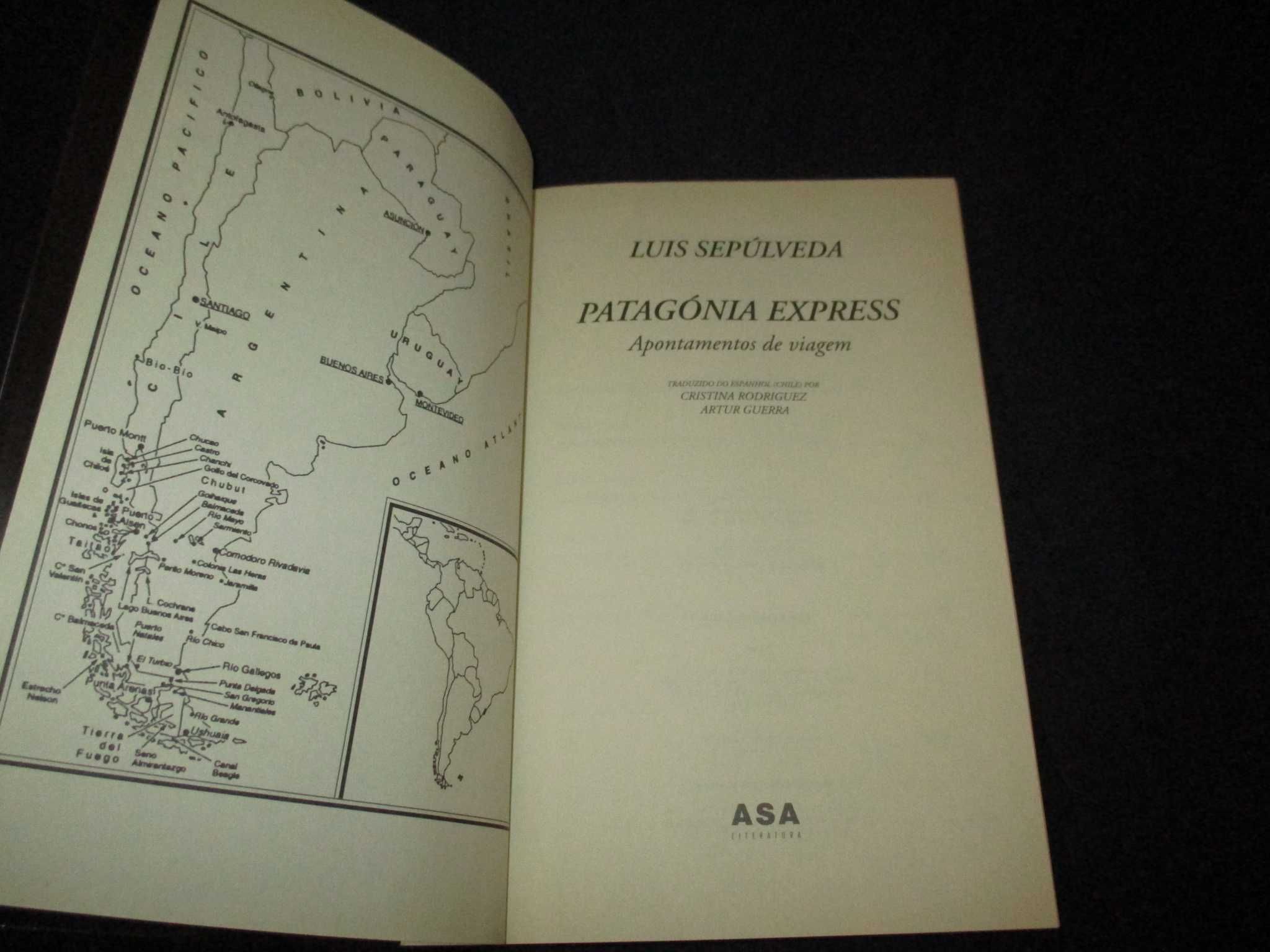 Livro Patagónia Express Luís Sepúlveda ASA