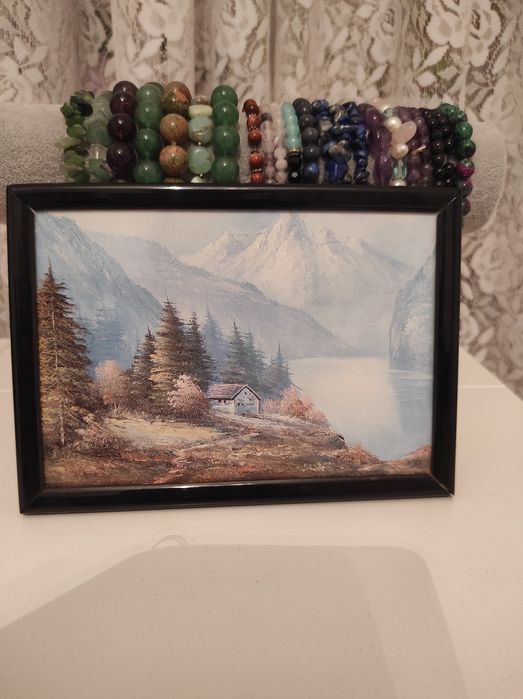 Obrazek za szkłem rodem z PRL-u