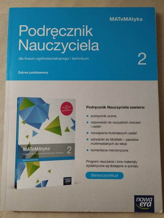 Matematyka Podręcznik Nauczyciela 2 zakres podstawowy
