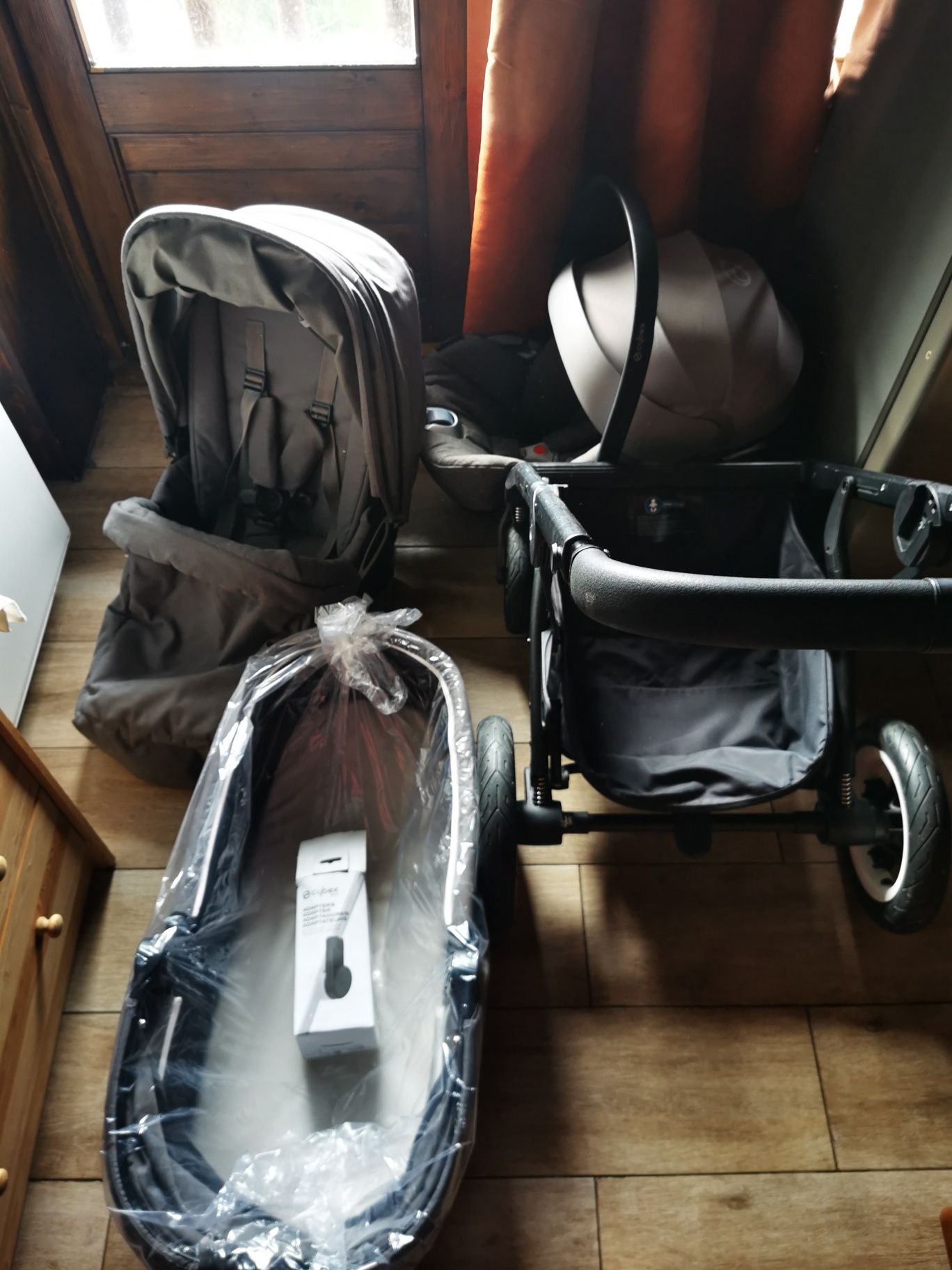 Trio + alcofa cybex talos S soho grey