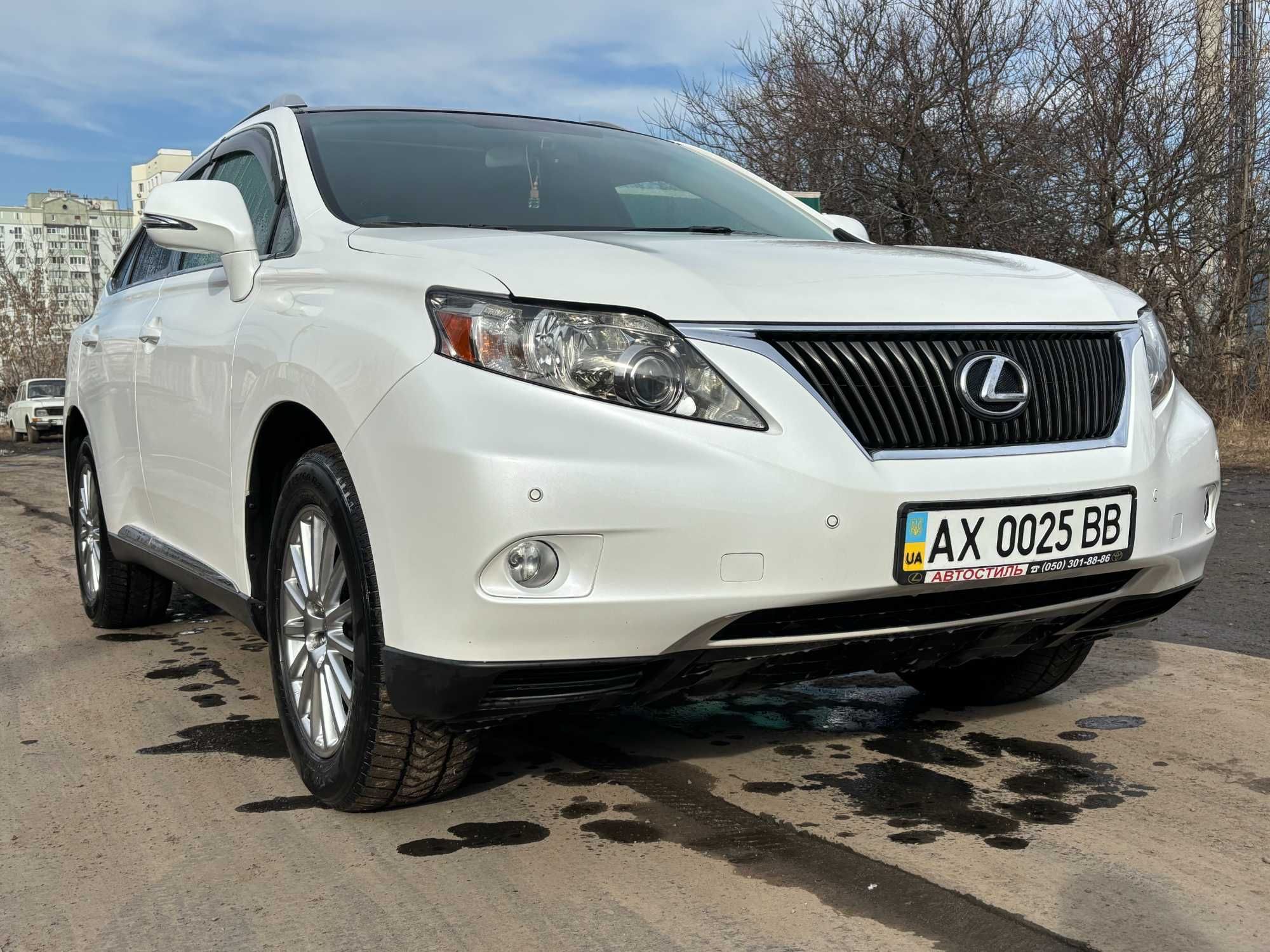 LEXUS RX-350 в идеальном состоянии пробег 64тыс белый перламутр