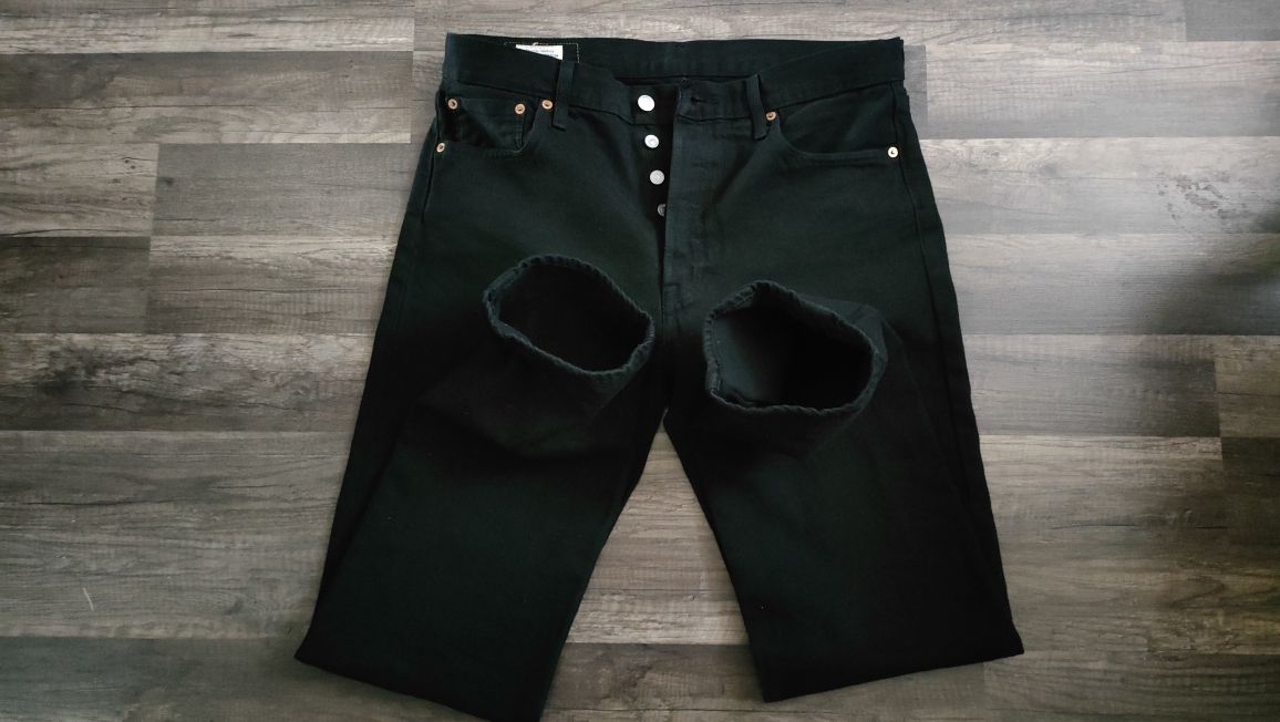 klasyczne , czarne ,nowe spodnie LEVI'S 501  34/32