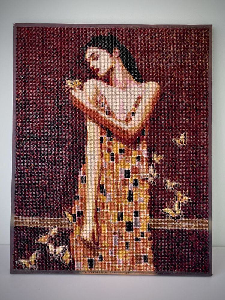 Картина, мозаїка алмазна «В обіймах метеликів»