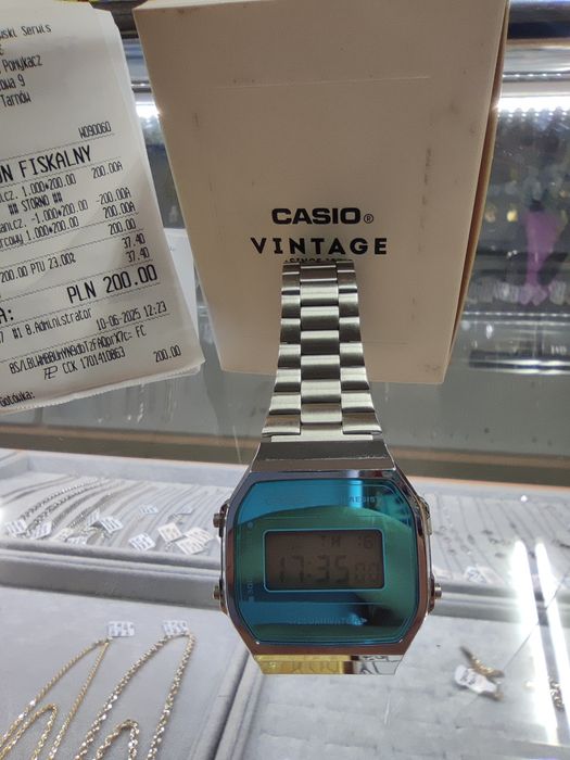 Zegarek męski Casio Vintage A168WEM-2EF jak Nowy Gwar. Madej Tarnów
