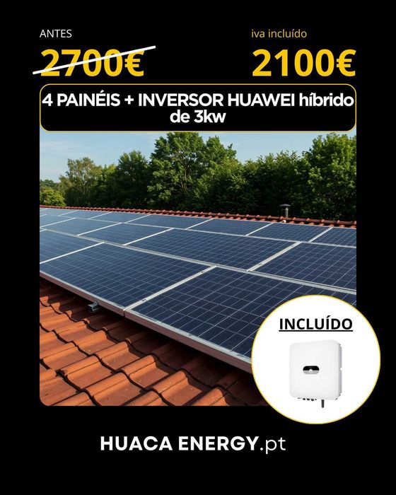 Instalação de painéis fotovoltaicos
