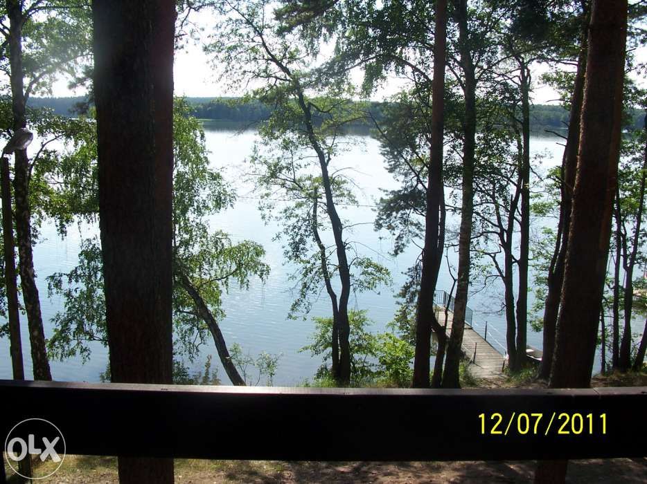 Domek j.Partęczyny las cisza jezioro