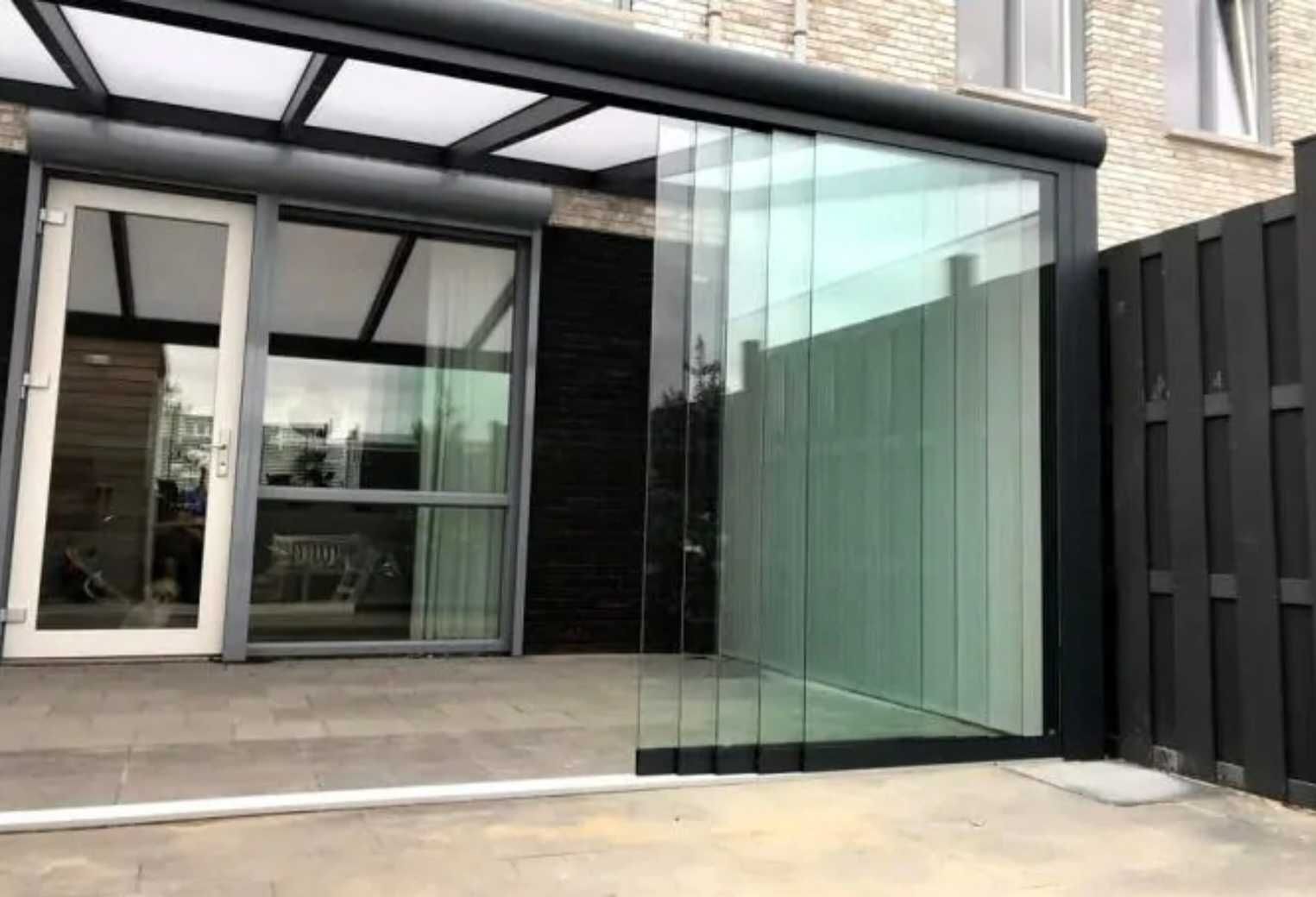 szyby przesuwne na taras 5 m x 2.3 m h NOWE możliwy montaż