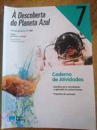 Livro À Descoberta do Planeta Azul 7  F. Química Caderno de Ativ.