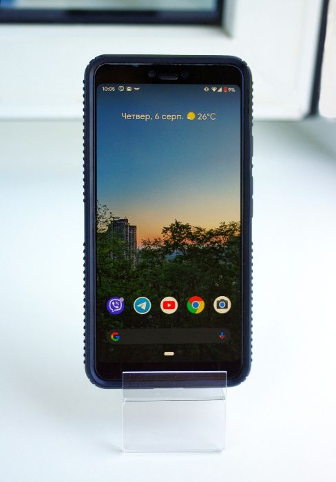 Чохол Google Pixel 3 xl Speck Presidio Grip чорний для чехол скло