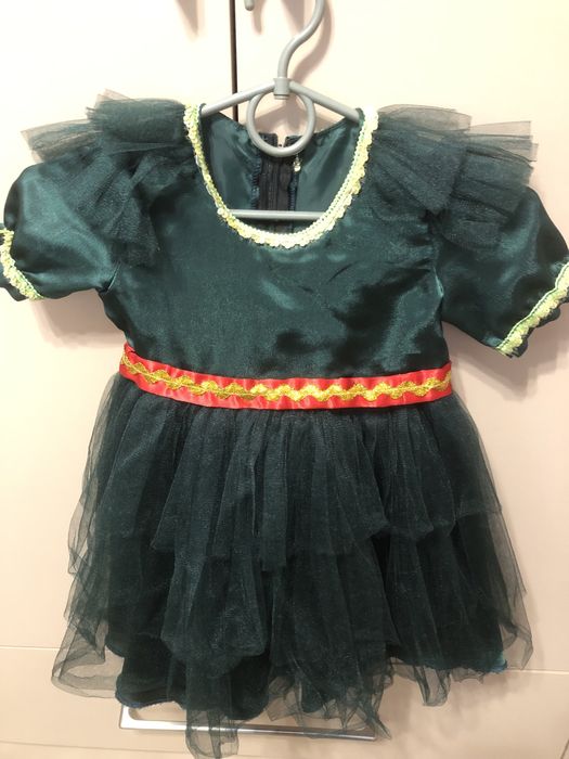 Плаття ялинки, зелене плаття 3-4 роки