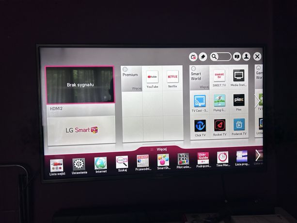 Telewizor LG 42 cale, full HD, smart tv, obraz idealny