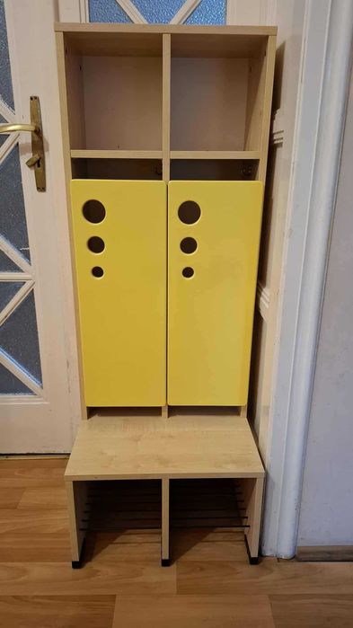 Szatnia Przedszkolna - 2 szafki + półki na buty i akcesoria