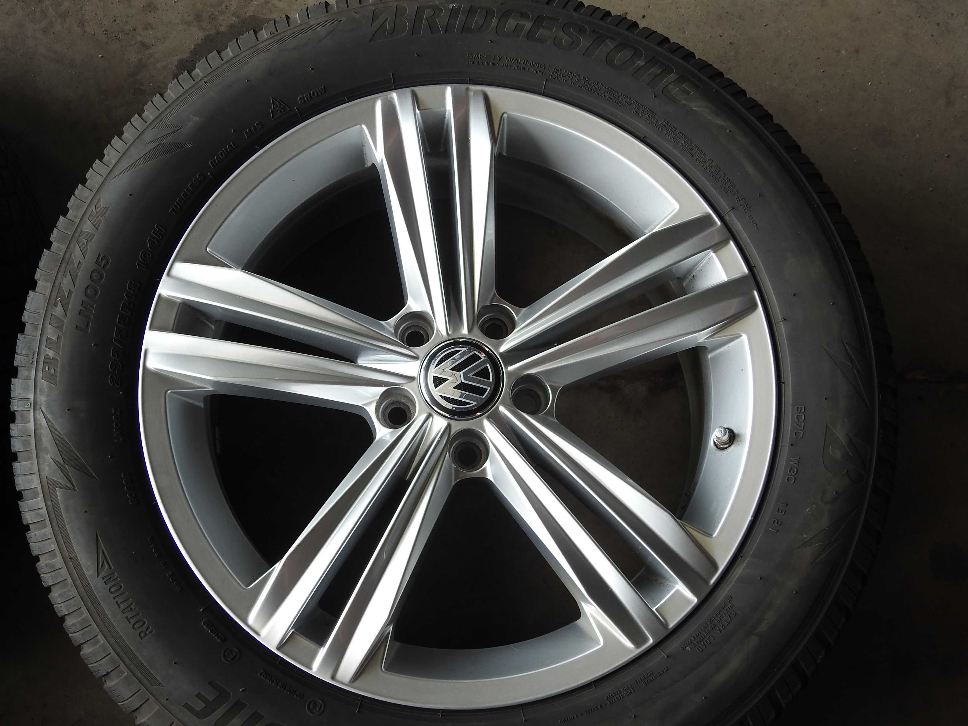 4×Alufelgi VW OE 7J 18" 5x112 ET 43 18rok 5NA SUPER STAN !!!