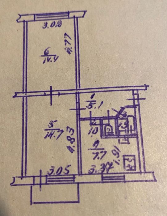 Двокімнатна, вулиця Перемишльська 10, Виноградар