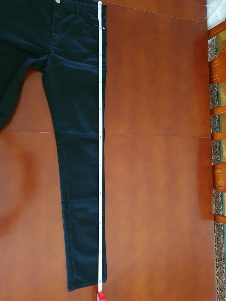 Spodnie jeansy czarne rurki skinny Stradivarius 38