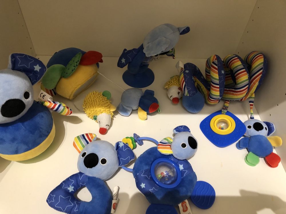 Komplet zabawek niemowlęcych Smiki Koala Blue 6 sztuk