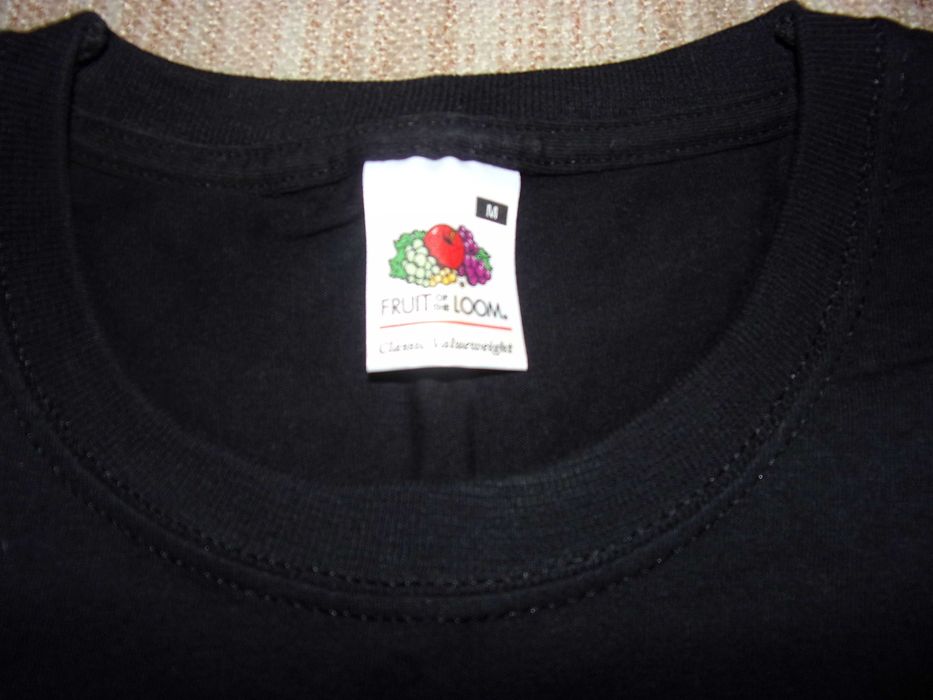 Koszulka t-shirt czarny Orson Fruit of the Loom rozm. M