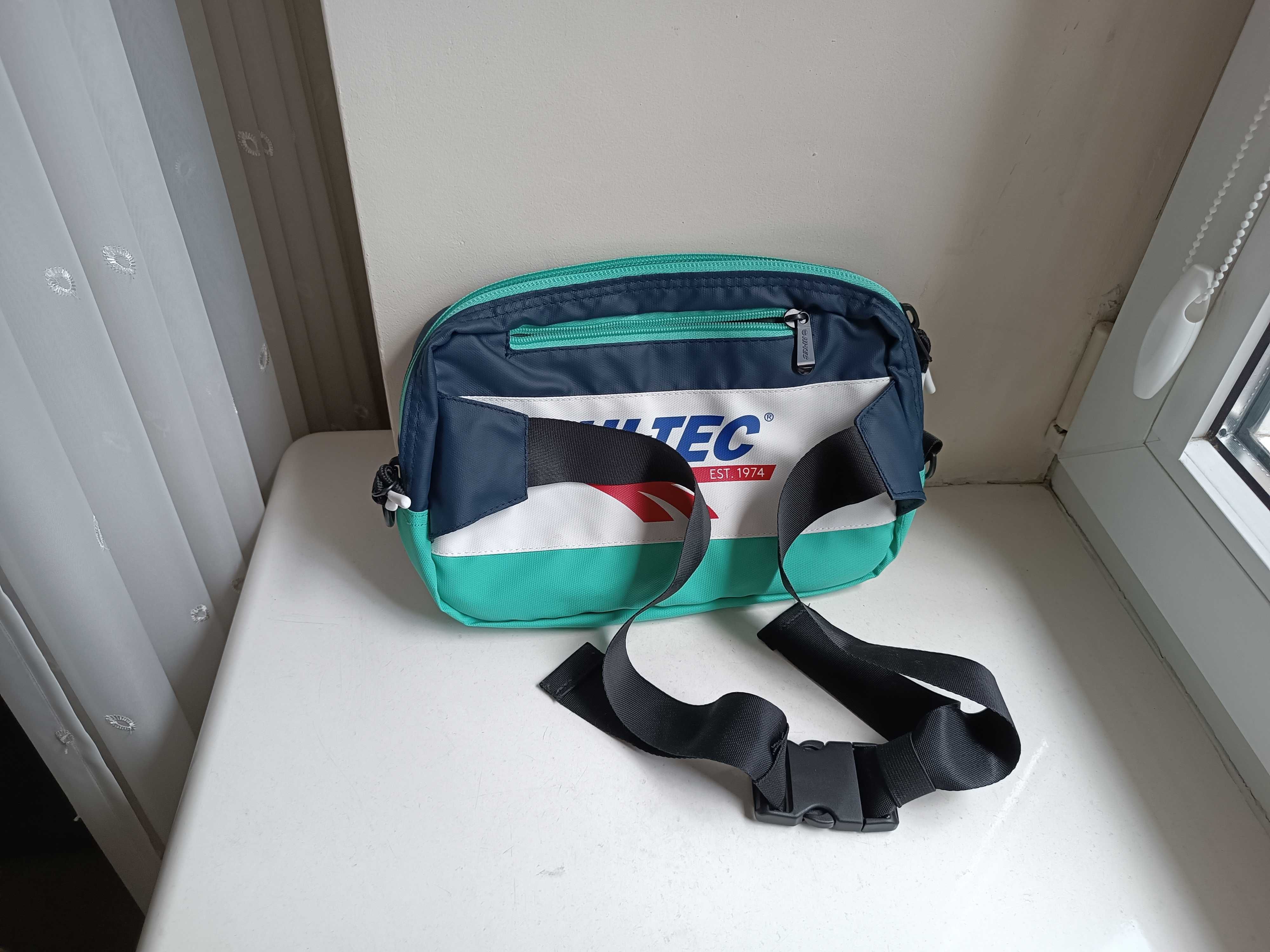 NOWE Saszetka Nerka biodrowa na pas torebka Hi-tec Tyler 90S turkusowa