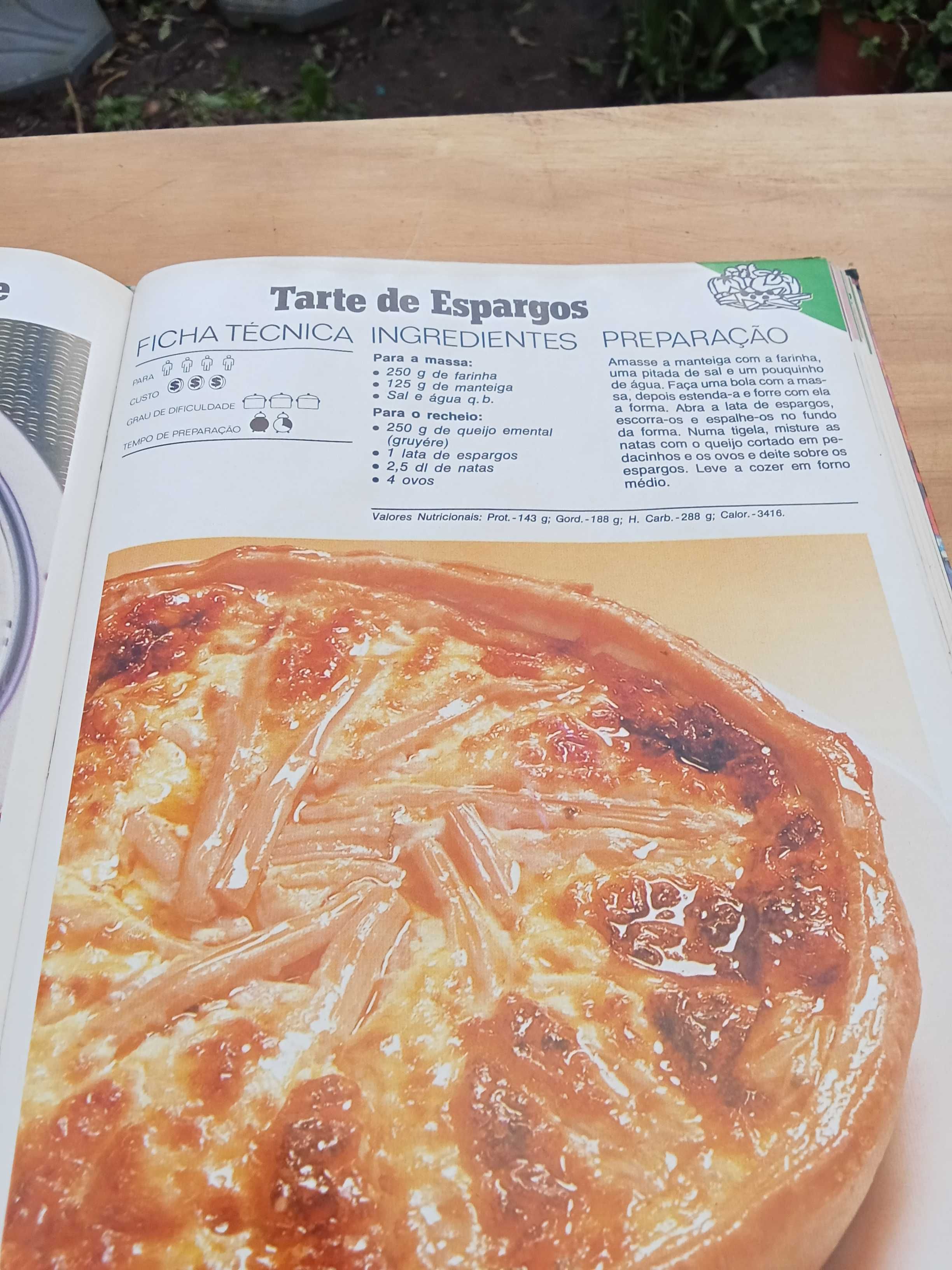 Livros Tele Culinária e Doçaria Chefe António Silva
