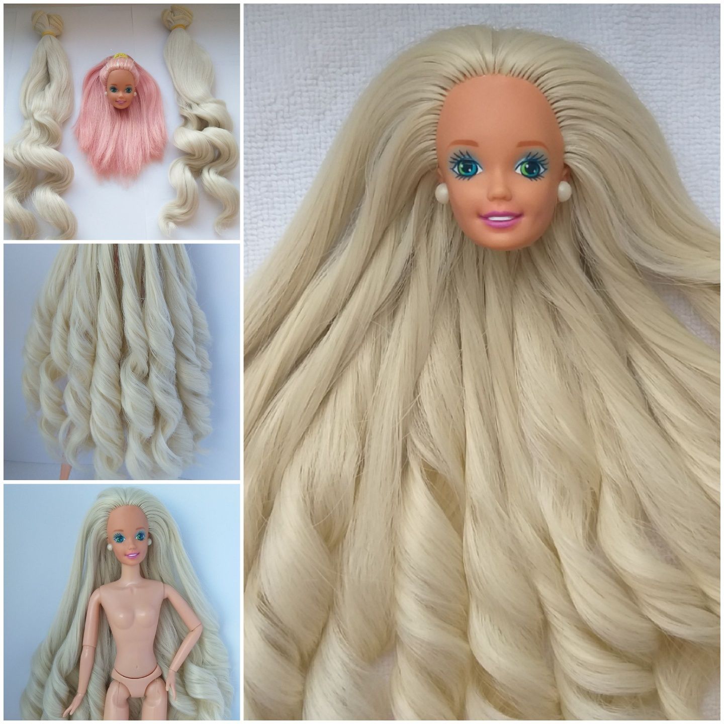 Перепрошивка волос куклам Барби и другим