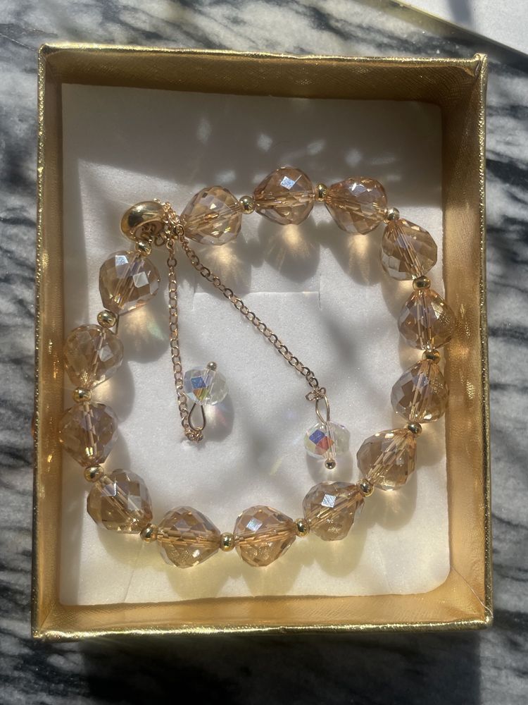Pulseira de cristal temperado