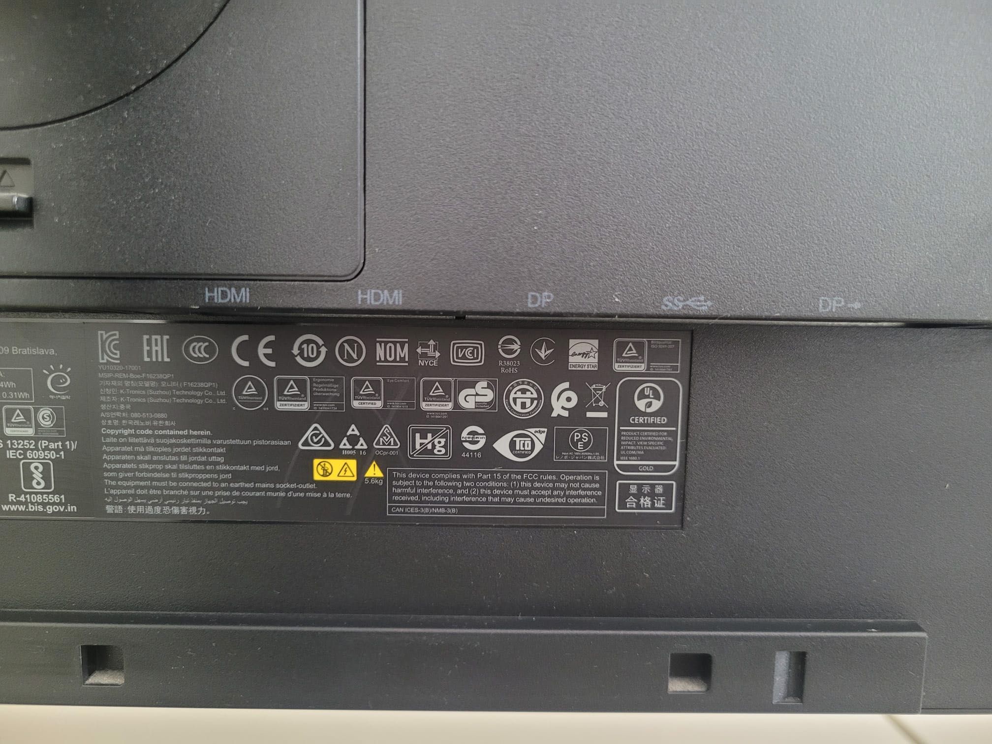 Monitor Lenovo ThinkVision P24h-10 23,8" QHD – USB-C, HDMI