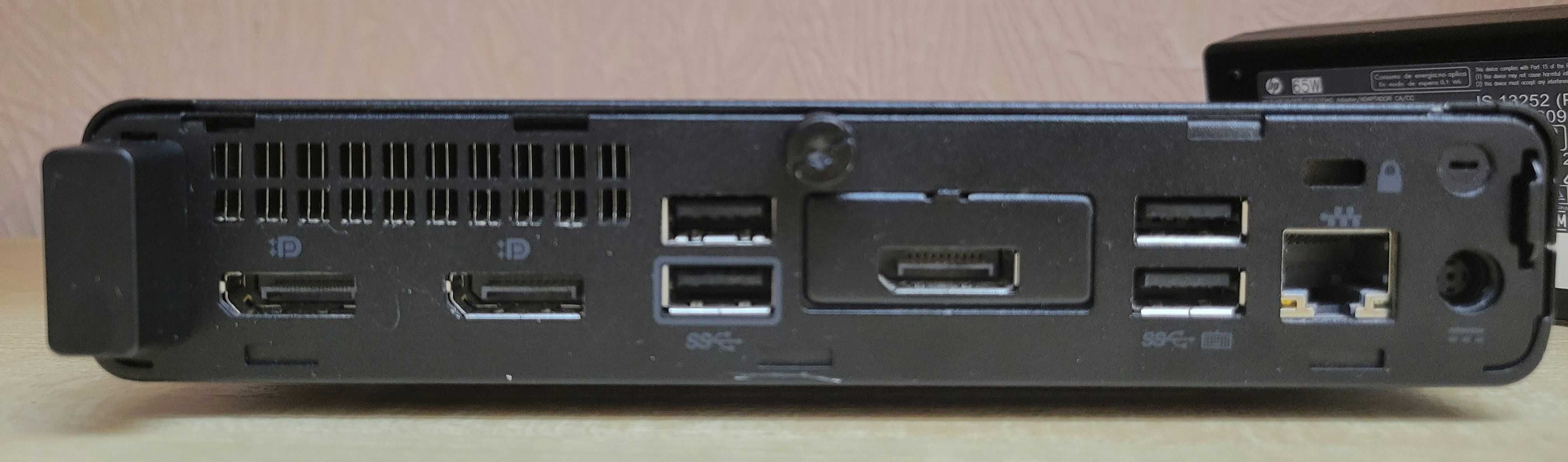 ПК неттоп HP EliteDesk 800 G5 4 Core i3-9100T 8gb/128gb SSD NVMe WiFi