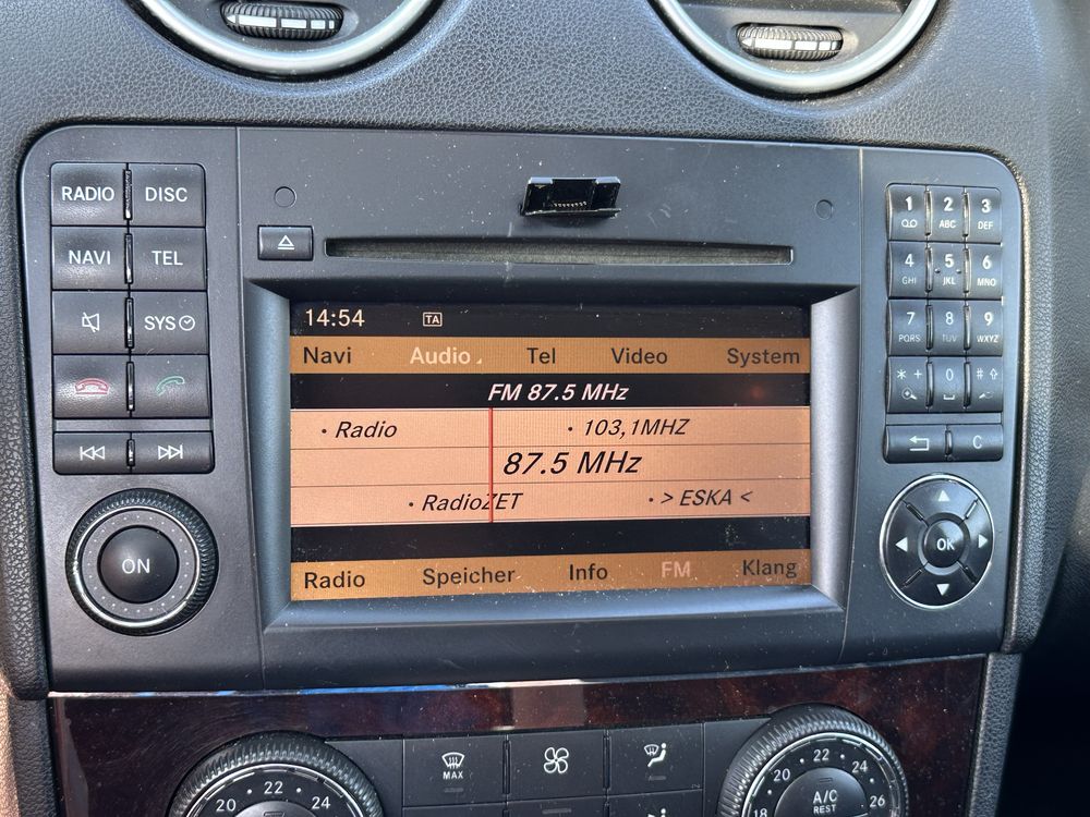 Radio Mercedes ML W164 Radioodtwarzacz ML 164 GL