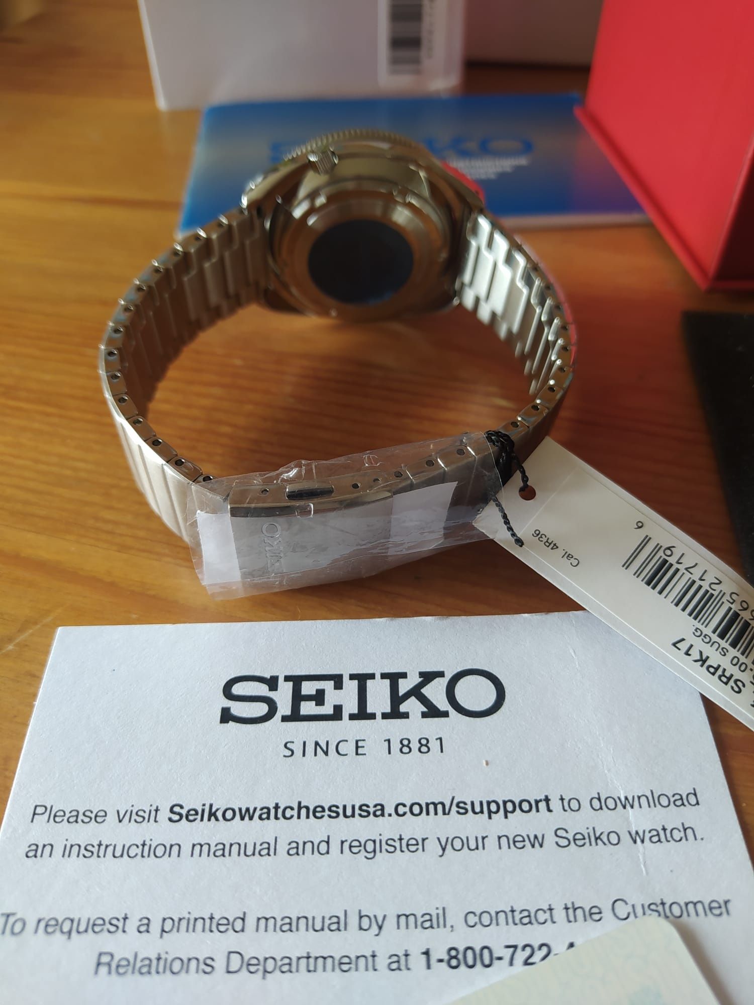 *NOVO* Seiko RARO srpk17j Limited edition Made in Japan