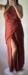 Vestido cor tijolo Tam. L