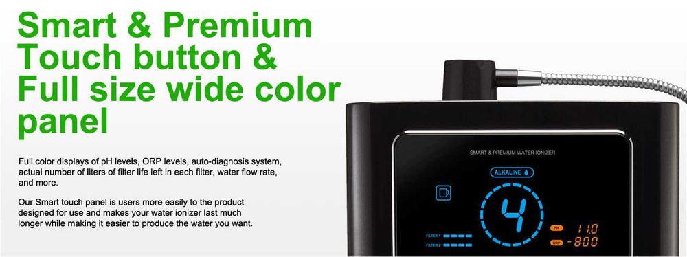 Іонізатор води Prime Water 501-R (5 пластин) чорний Південна Корея