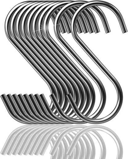 20 sztuk haczyków w kształcie litery S