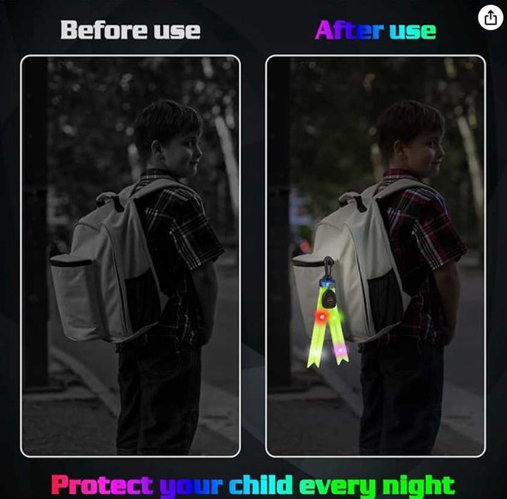 Lampka LED do tornistra