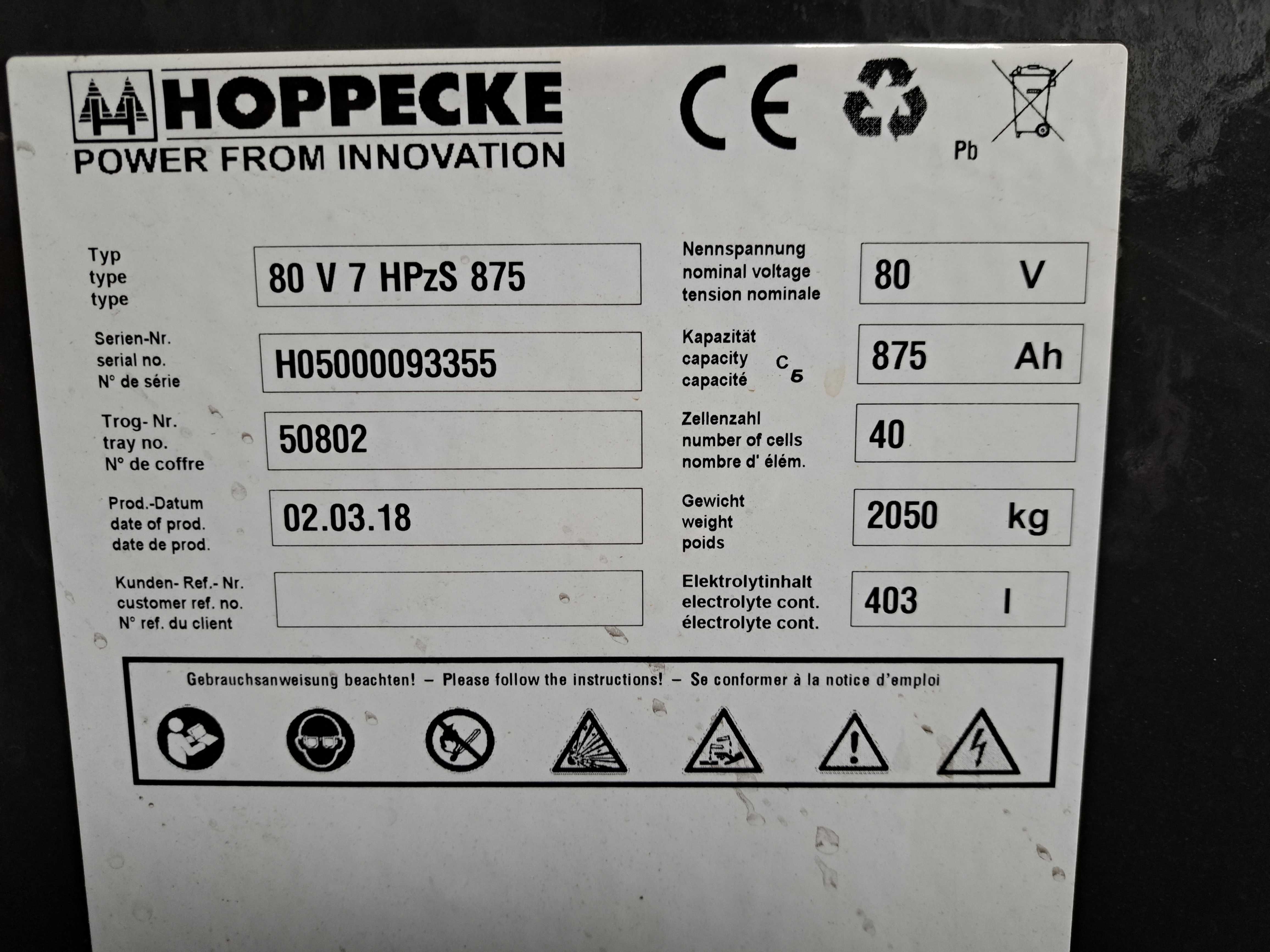 Wózek widłowy Elektryczny Toyota 7FBMF50 Triplex BAT-2018r.