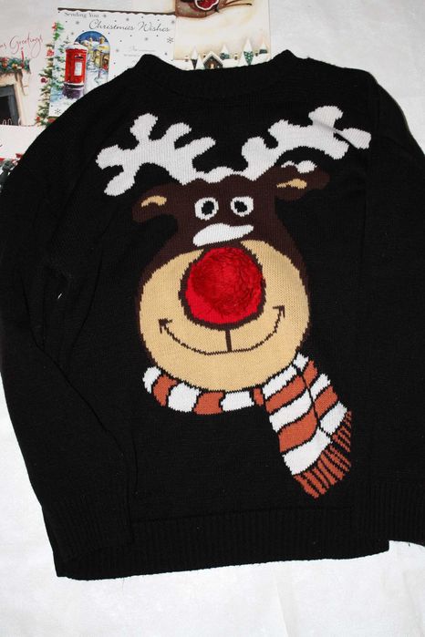 Свитер новогодний мальчику,девочке  р-11/13лет,р-146/158