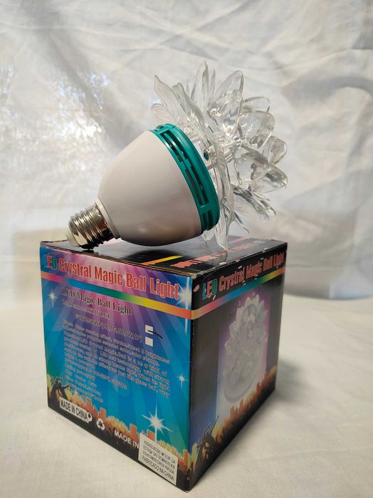 Lampada LED RGB - efeito Cristal