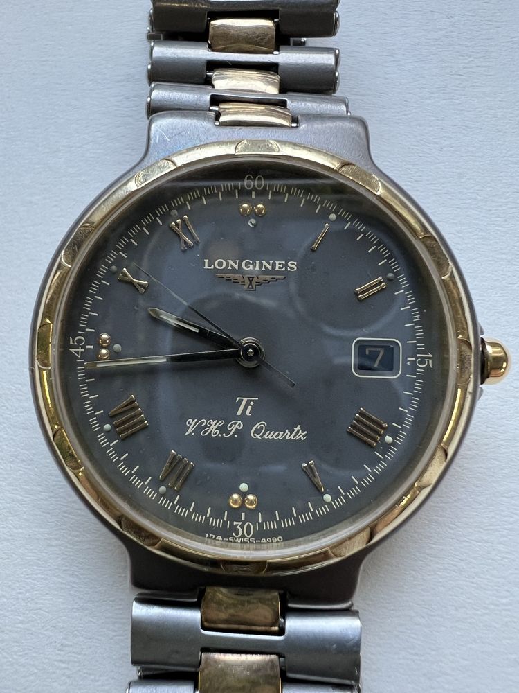 Zegarek Longines Conquest Titanium 18 karotowe zloto Zamienie