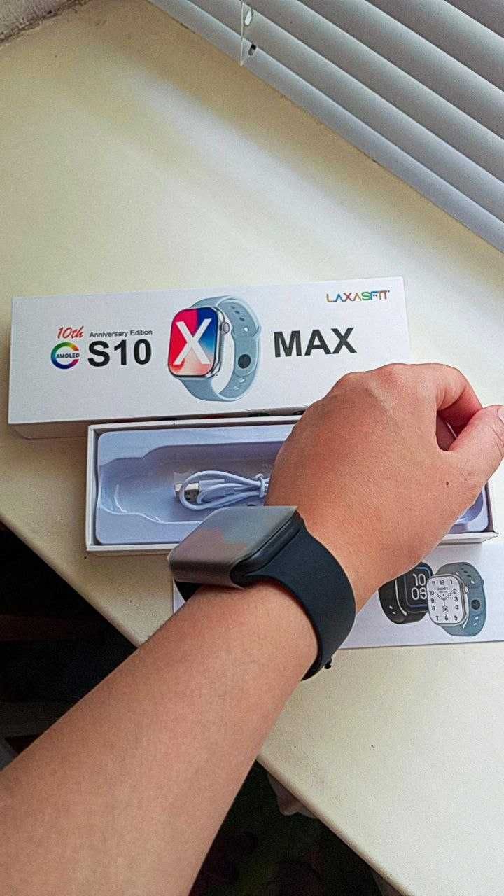 Хит Смарт часы s10 max Черные 2025 г