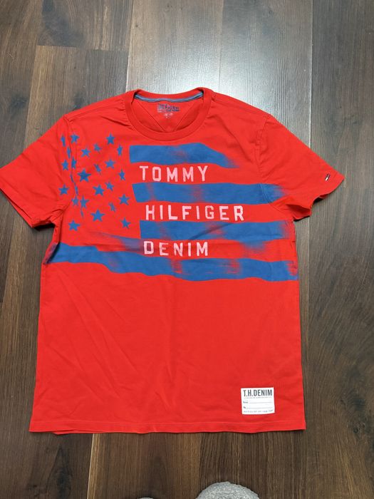 Koszulka meska Tommy Hilfilger z nadrukiem