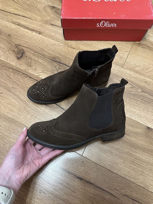 Шкіряні челсі s.Oliver 39 - 40 розмір
