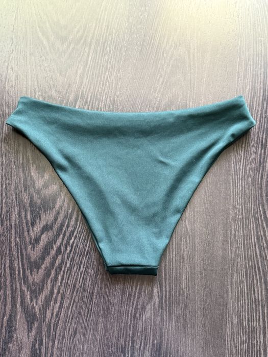 Темно-зелені труси для купальника XS