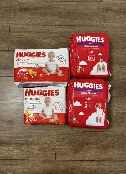 Памперси 5 та трусики хагіс huggies 5, 6