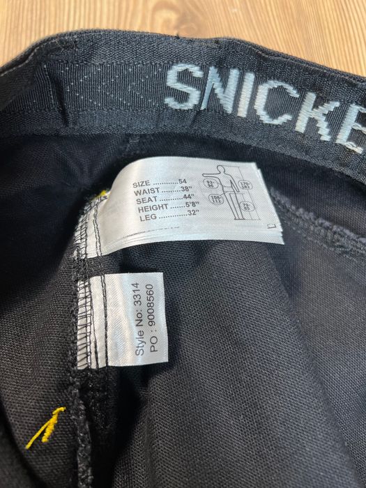 Snickers Workwear штани робочі Cordura KneeGuard чорні W38 L32