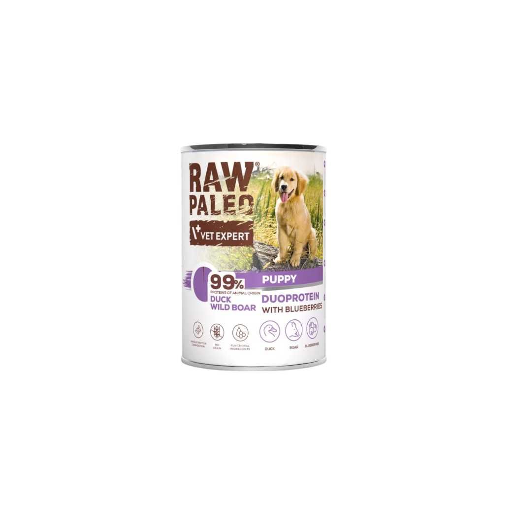 Raw Paleo Puppy Mix smaków 6x400g Duoproteinowa