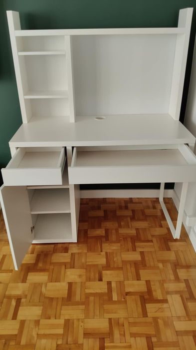 Sprzedam Białe biurko Ikea Micke z Nadstawką!!!