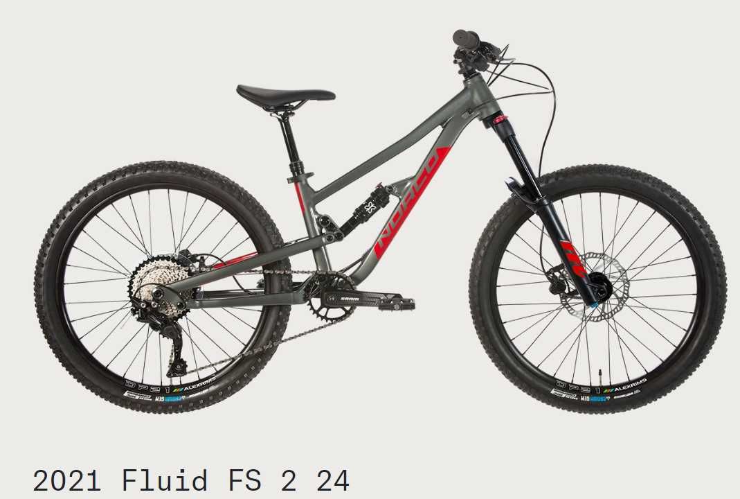 Велосипед детский двухподвес Norco Fluid FS 24